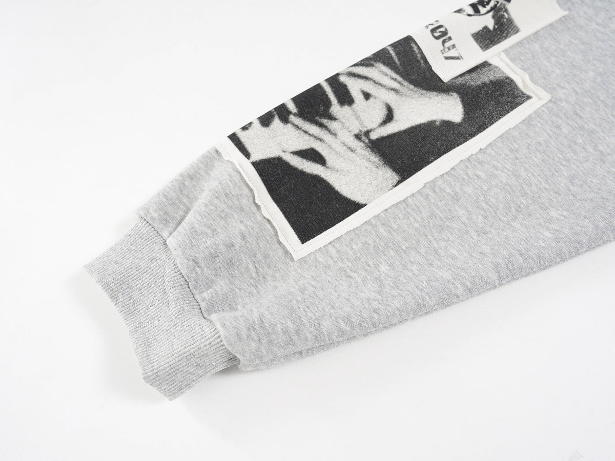 Madxmarx Photo Collage Zip Hoodie