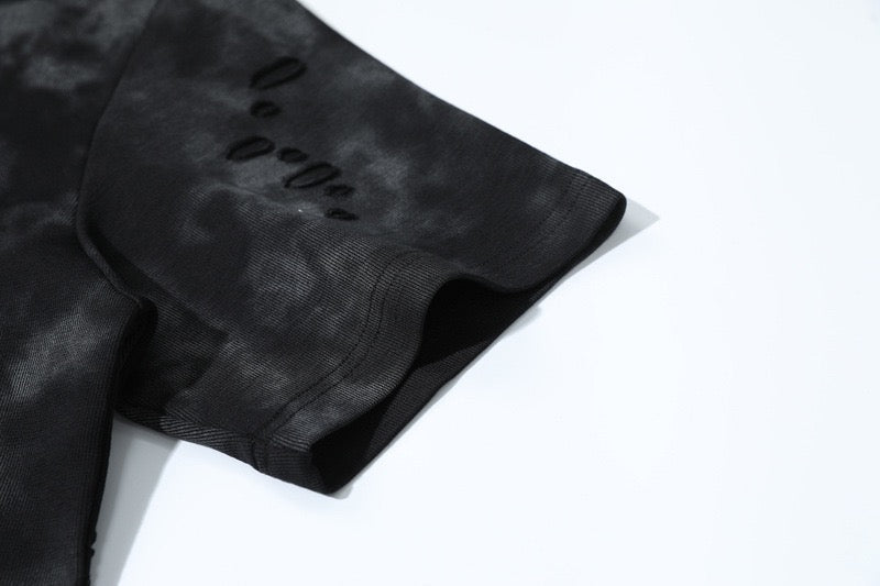 Madxmarx Marble-Wash Number Graphic Tee