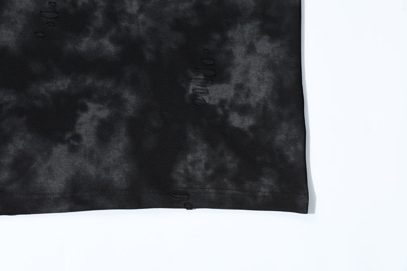 Madxmarx Marble-Wash Number Graphic Tee