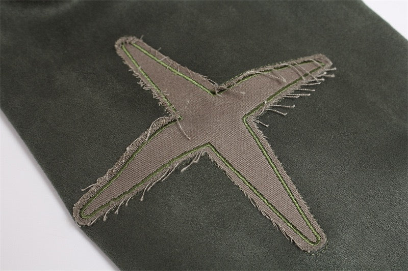 Madxmarx Washed Logo Zip-Up Hoodie