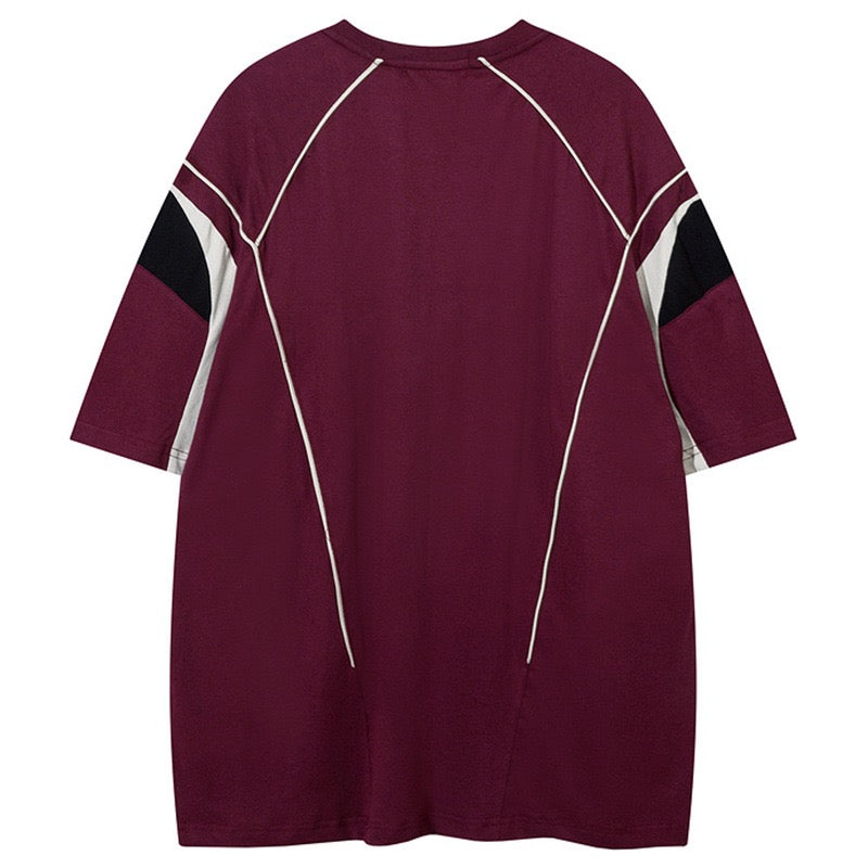 Madxmarx ABORFEND Paneled Jersey Tee