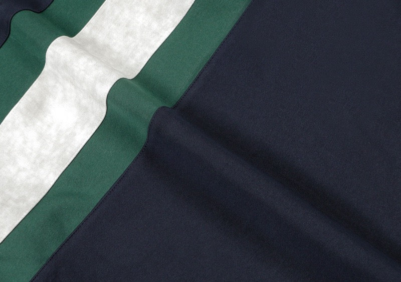 Madxmarx Retro Stripe Rugby Sweatshirt
