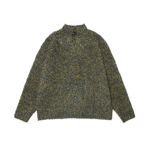 Madxmarx Small V-Neck Loose Sweater - S / Yellow