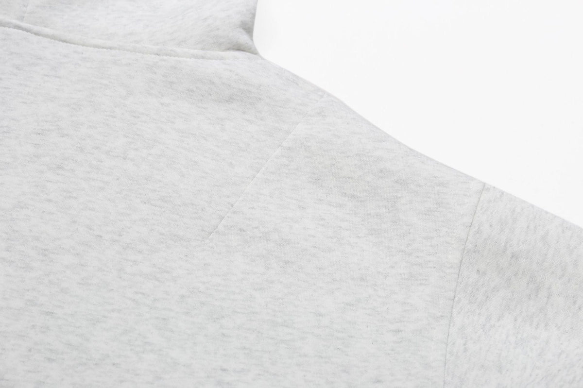 Madxmarx Minimal High-Neck Zip Hoodie