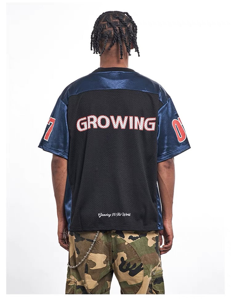 Madxmarx Varsity Block Mesh Jersey Tee