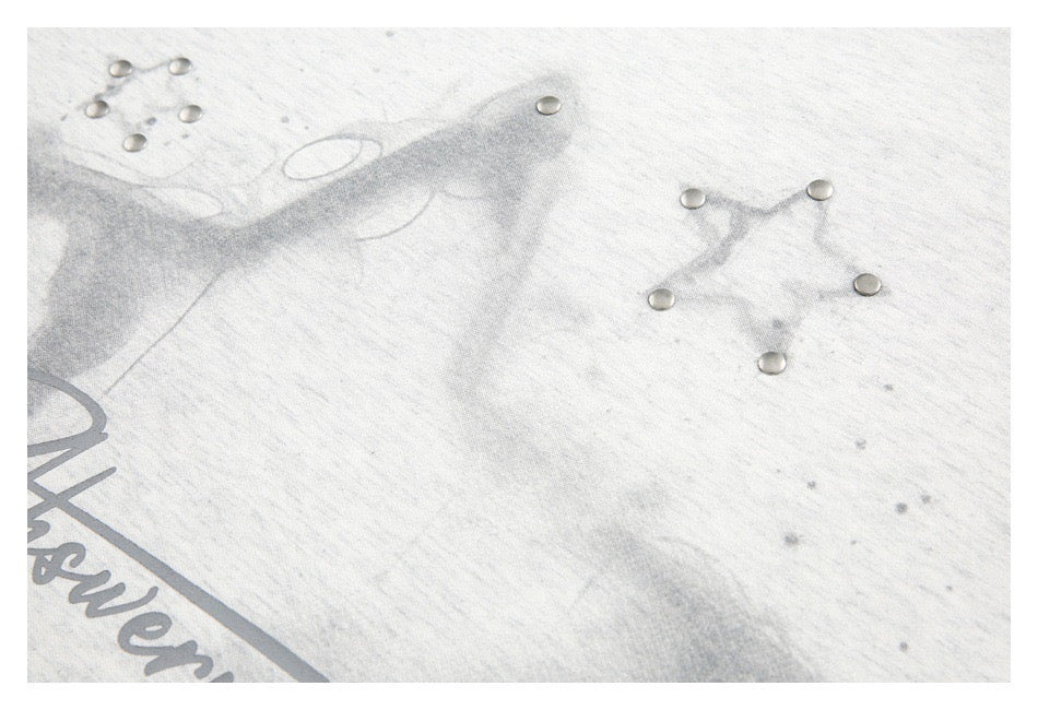Madxmarx Cosmic Star Langarm-T-Shirt mit Grafik
