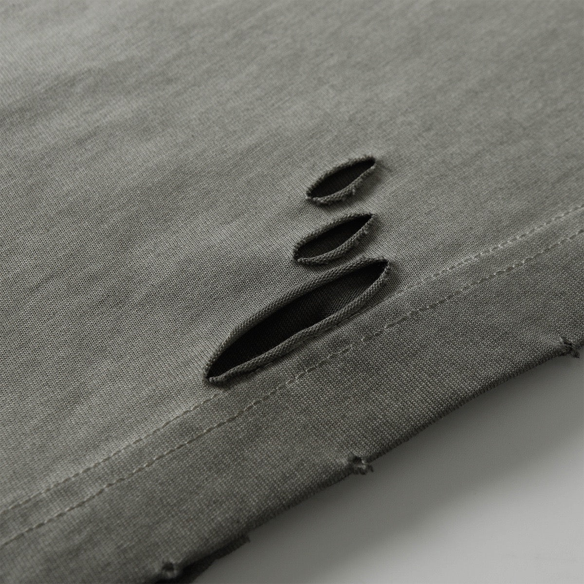 Madxmarx Distressed Panel Short Sleeve Tee