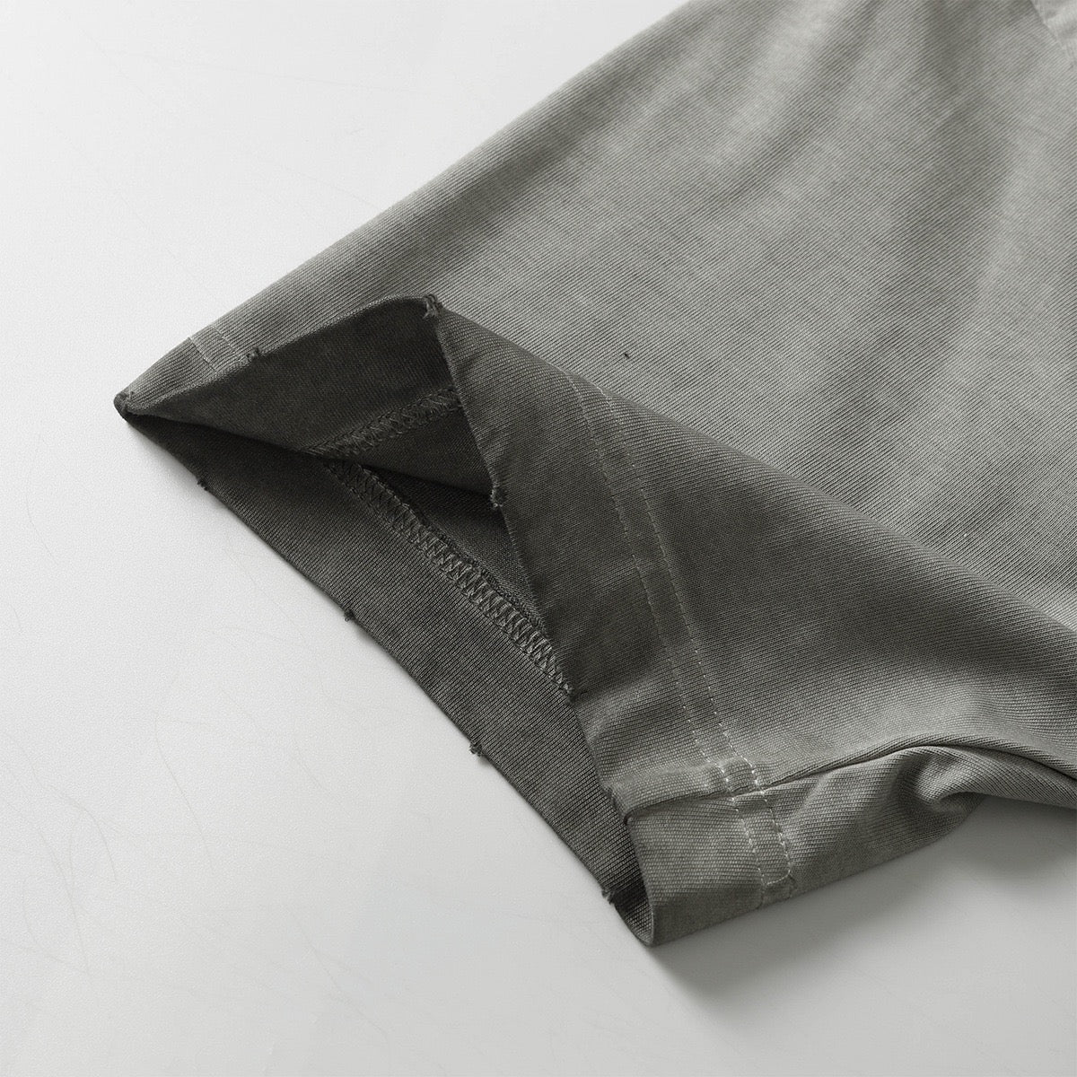 Madxmarx Distressed Panel Short Sleeve Tee