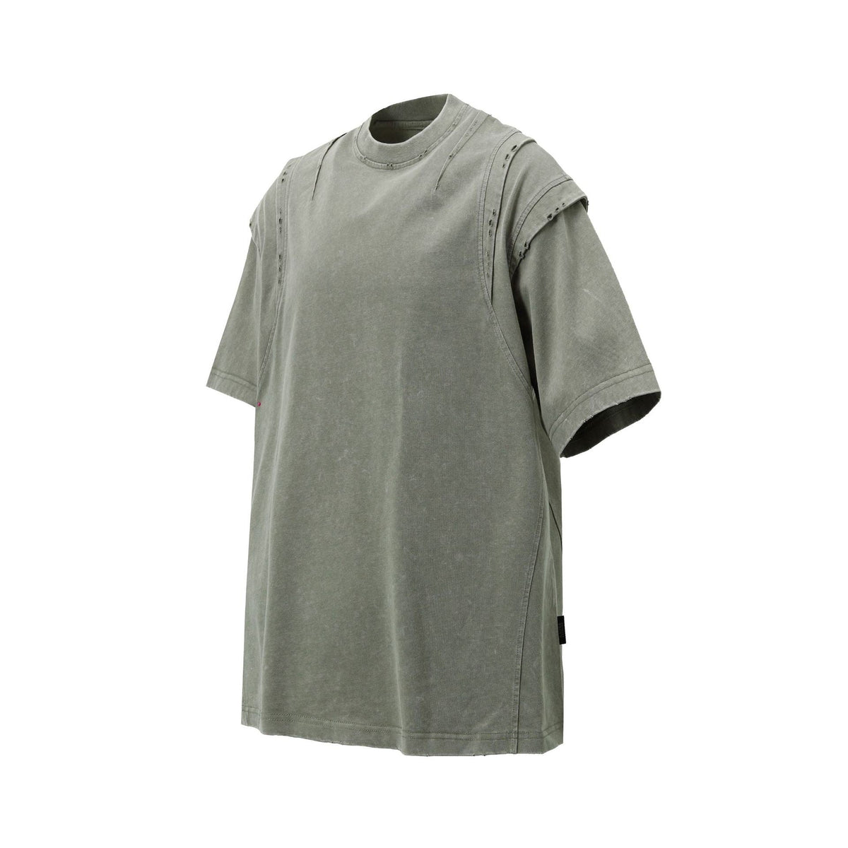 Madxmarx Washed Panel Short Sleeve Tee