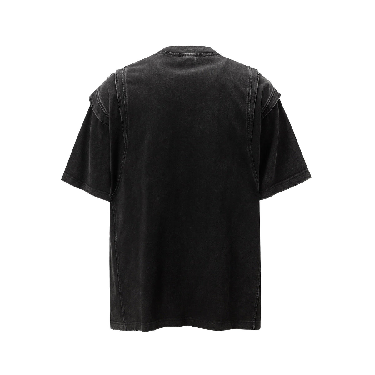 Madxmarx Washed Panel Short Sleeve Tee
