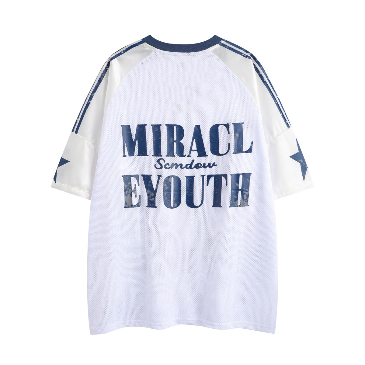 Madxmarx Split Mesh Sports Graphic Tee