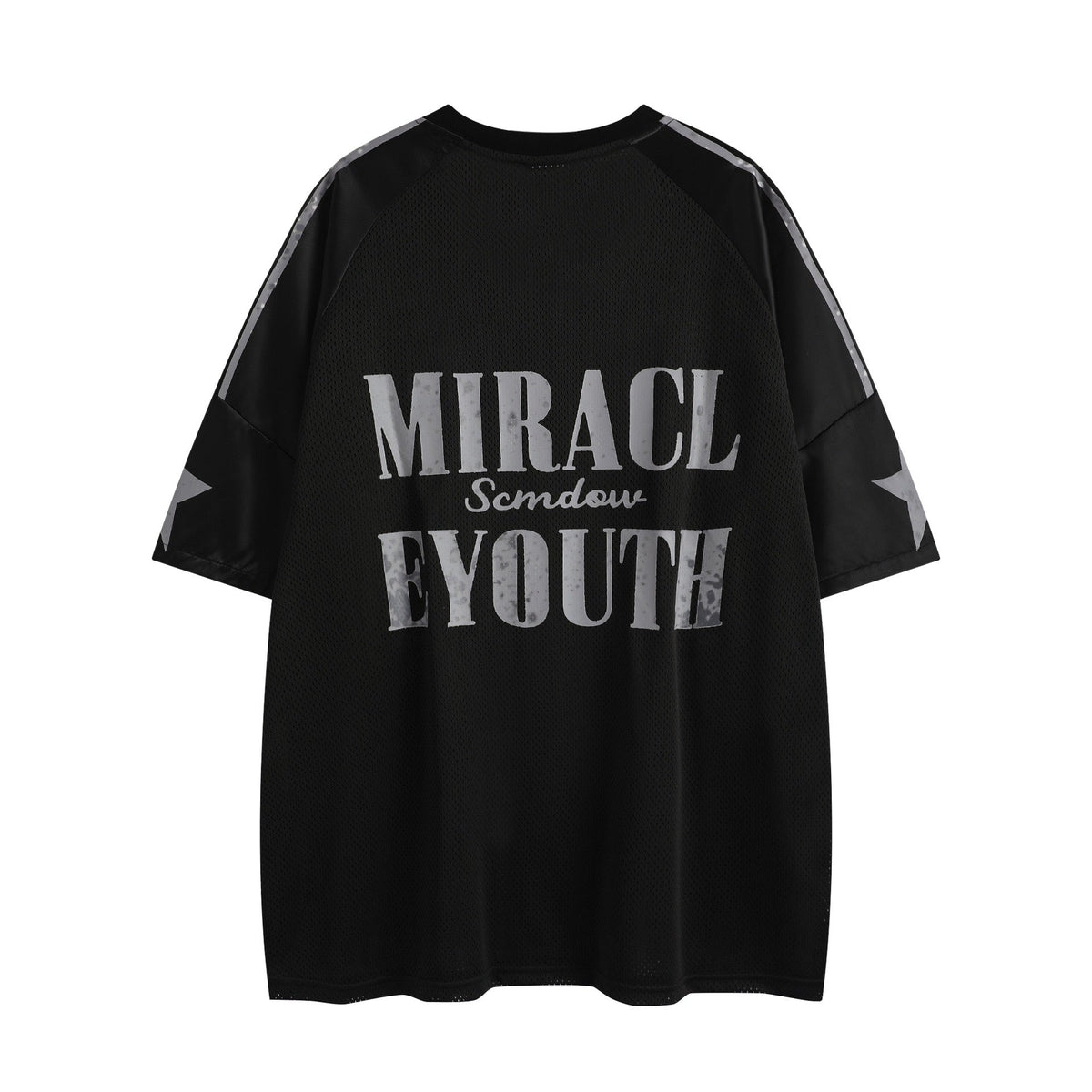 Madxmarx Split Mesh Sports Graphic Tee