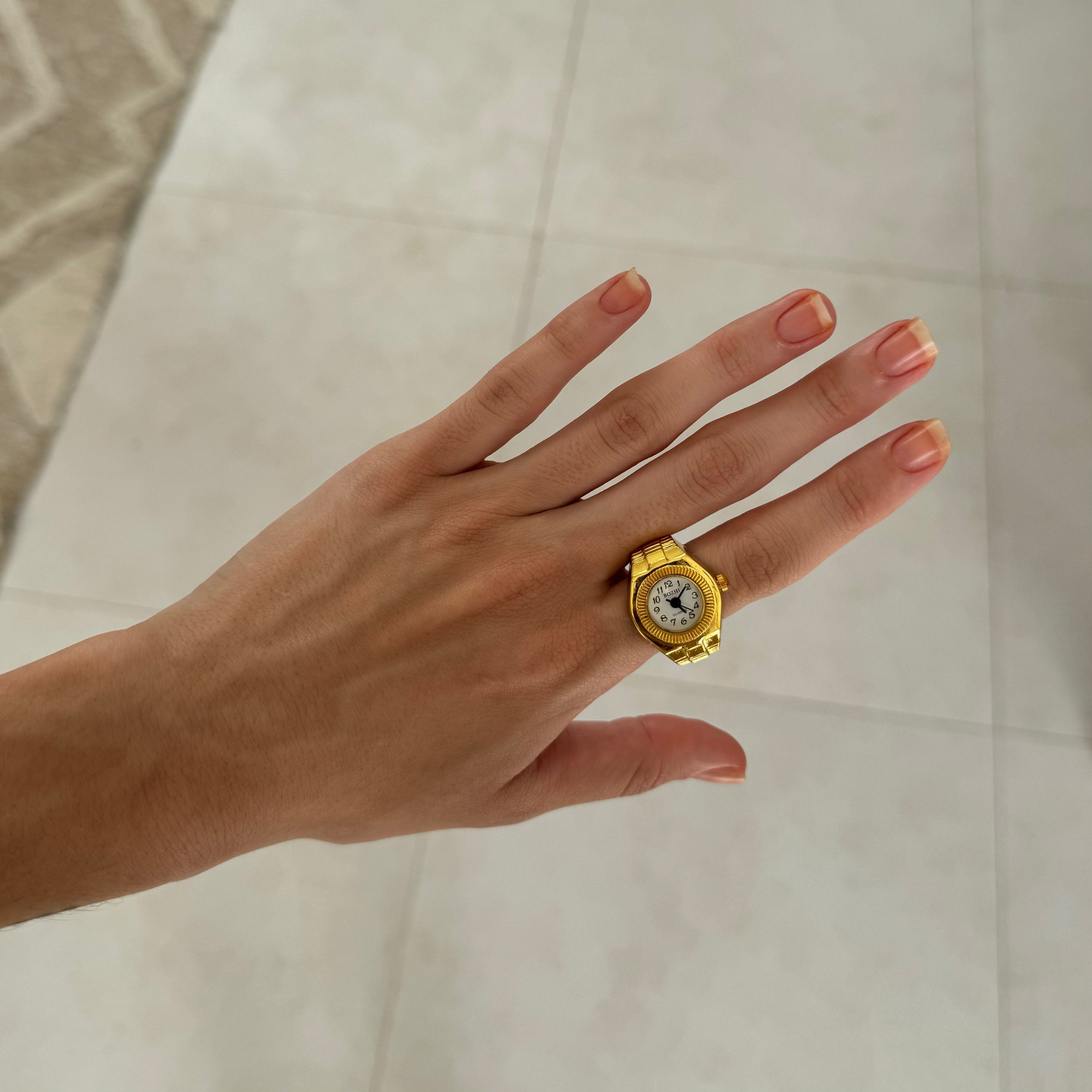 Milano Ring | Gold White
