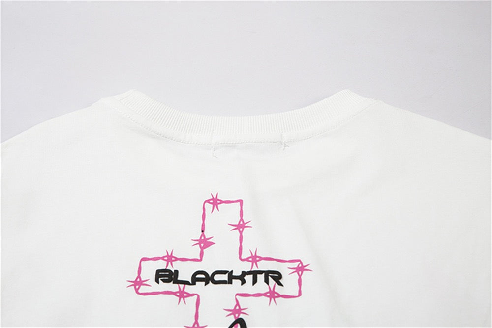Madxmarx Pink Flame ATSOBER Graphic Tee