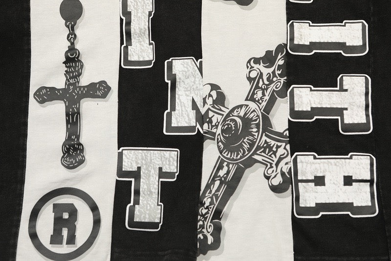 Madxmarx Cross Panel Graphic Tee