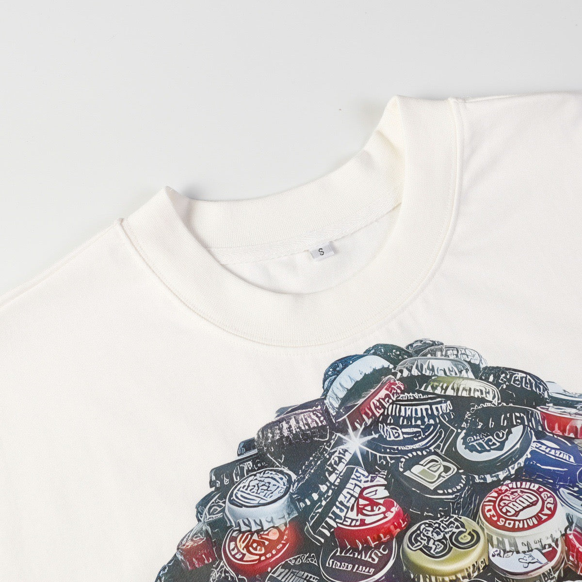 Camiseta con gráfico de corona de santo Madxmarx