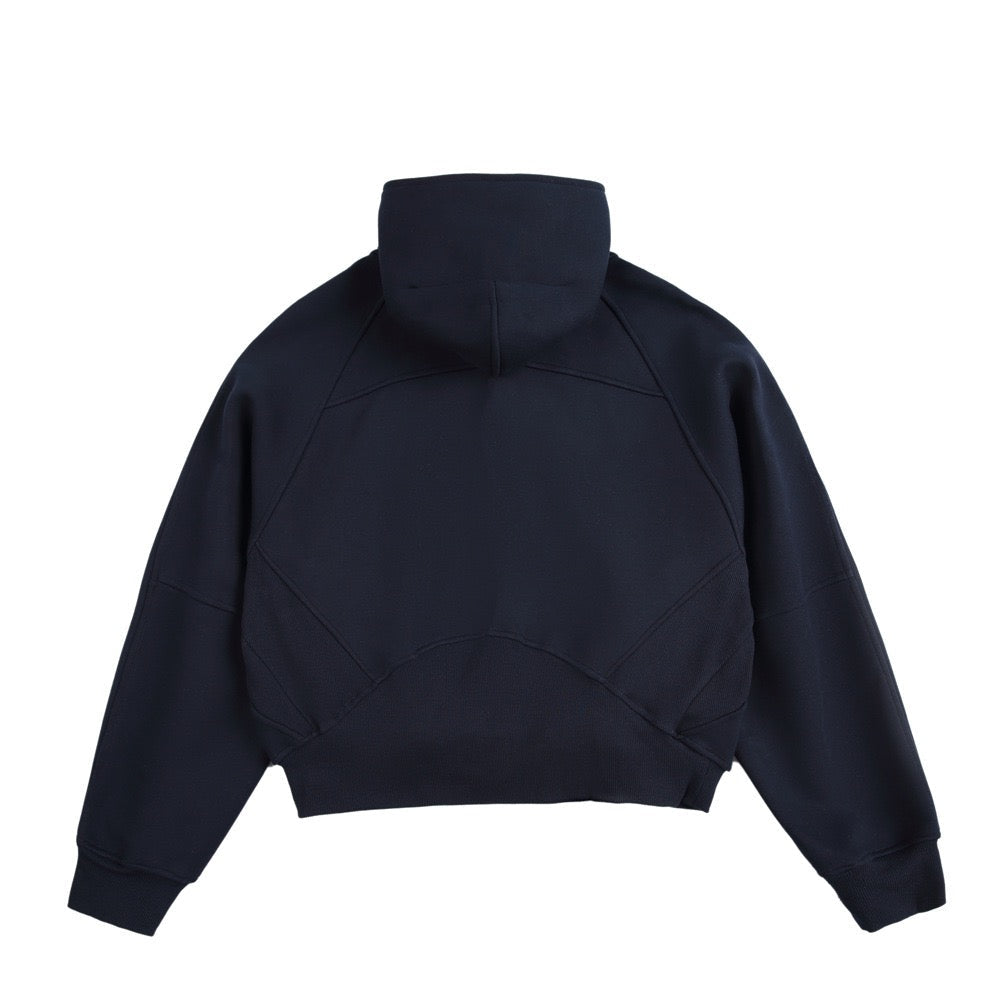 Madxmarx Essential Half-Zip Cropped Hoodie