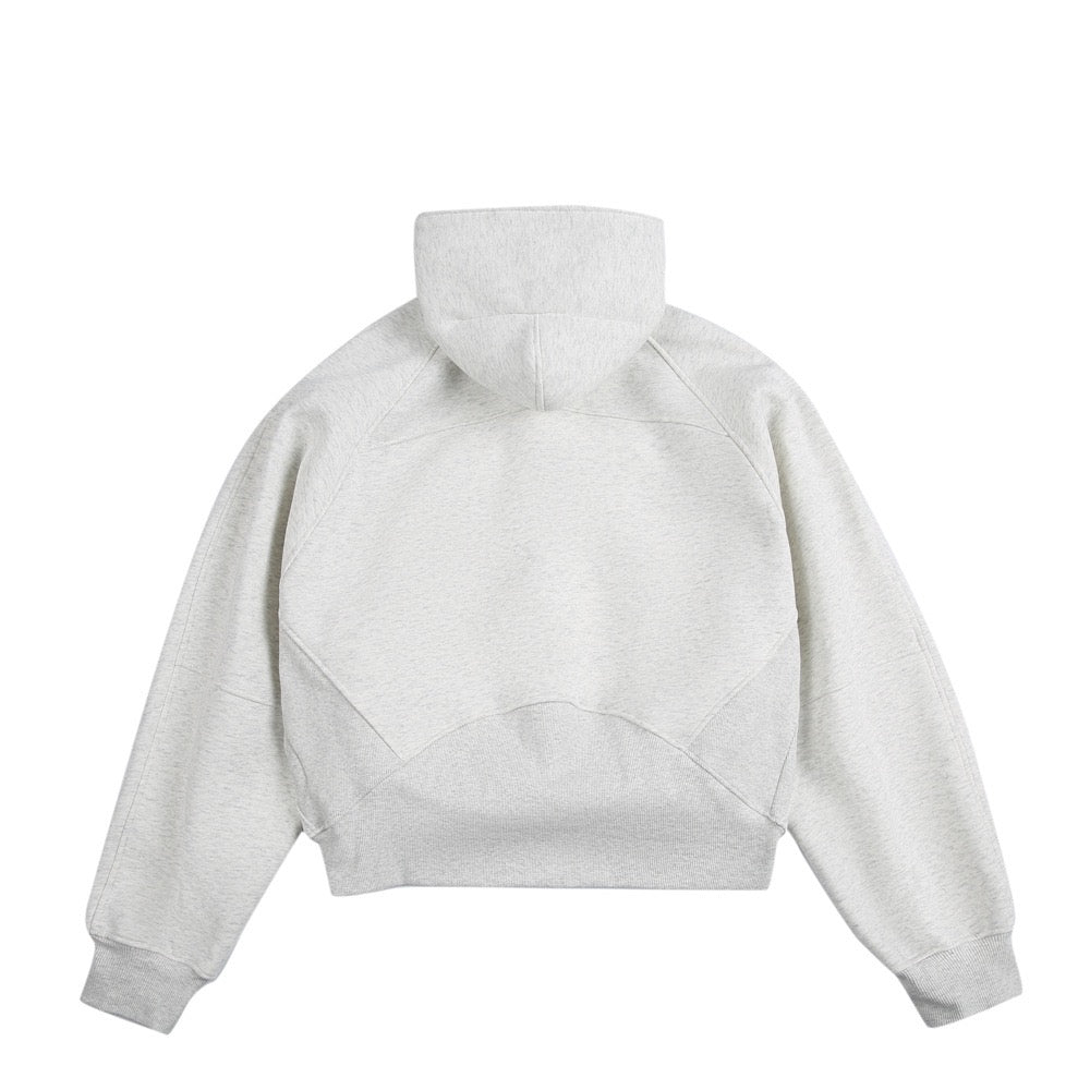 Madxmarx Essential Half-Zip Cropped Hoodie