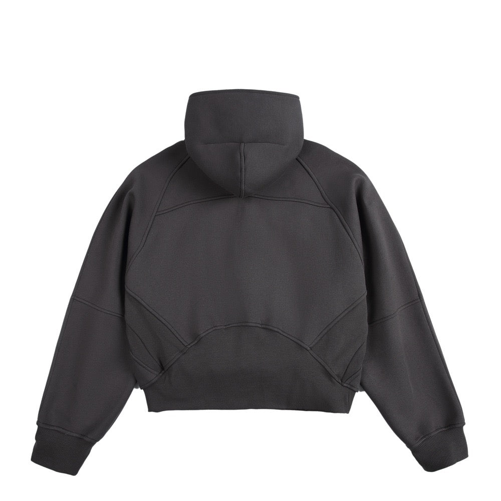 Madxmarx Essential Half-Zip Cropped Hoodie
