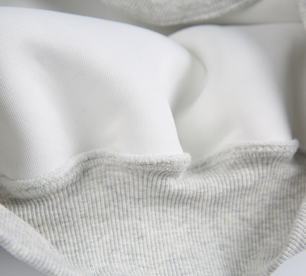 Madxmarx Essential Half-Zip Cropped Hoodie