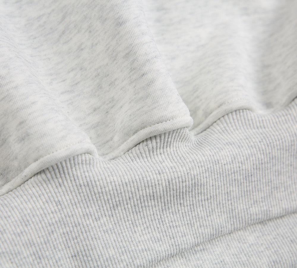 Madxmarx Essential Half-Zip Cropped Hoodie