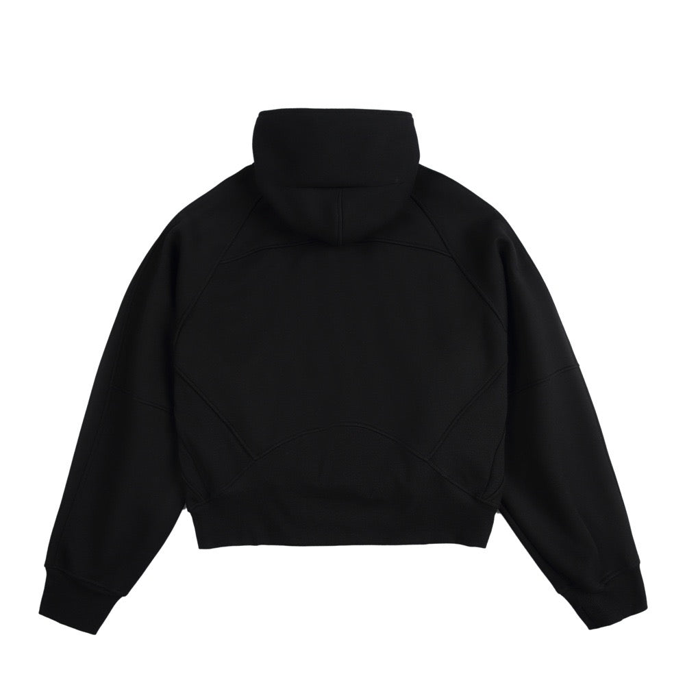 Madxmarx Essential Half-Zip Cropped Hoodie