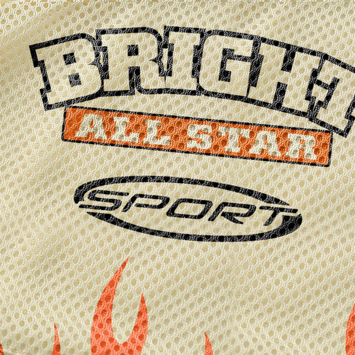 Madxmarx Bright All Star Flame Mesh Tee