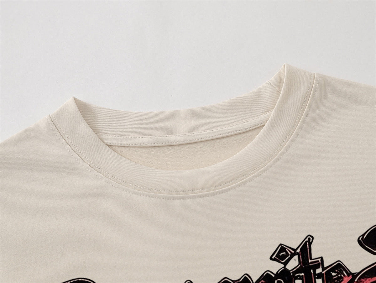 Madxmarx Gothic Cross Graphic Cotton Tee