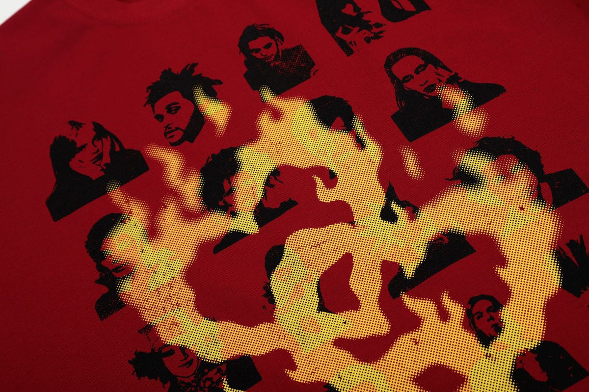 Madxmarx Flame Graphic Street Tee