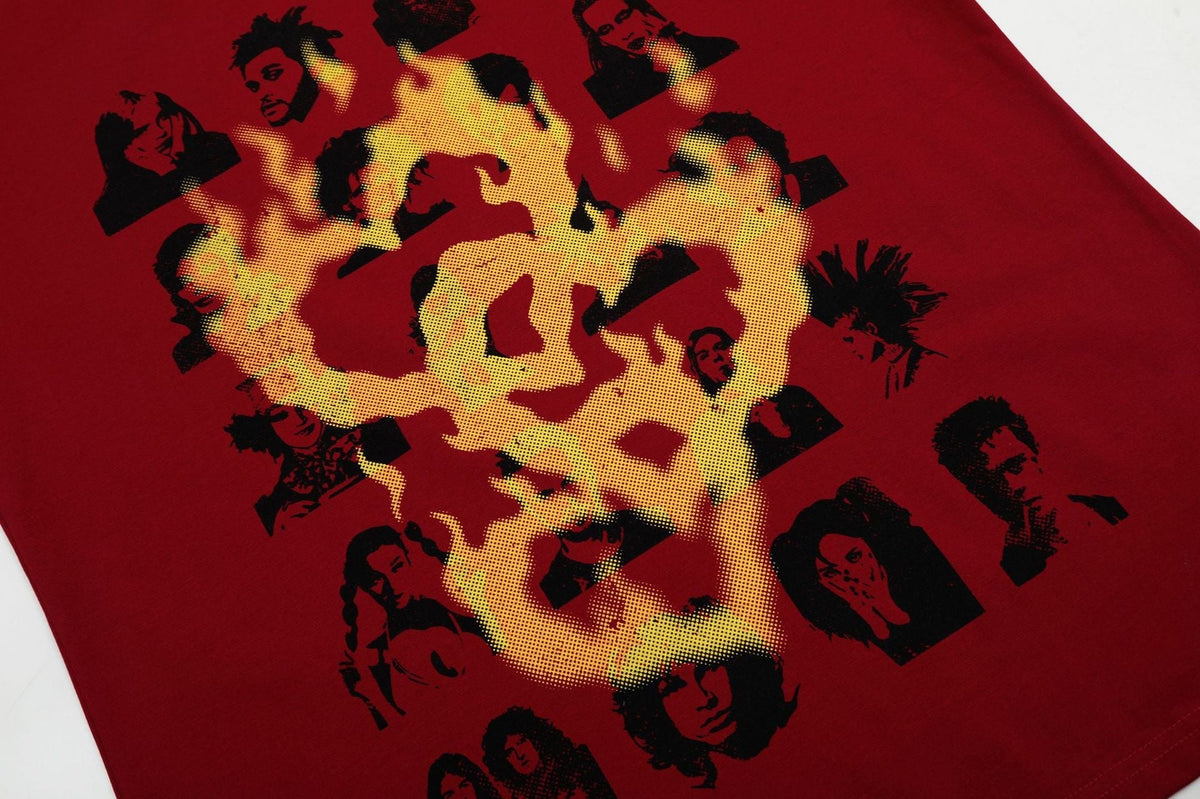 Madxmarx Flame Graphic Street Tee