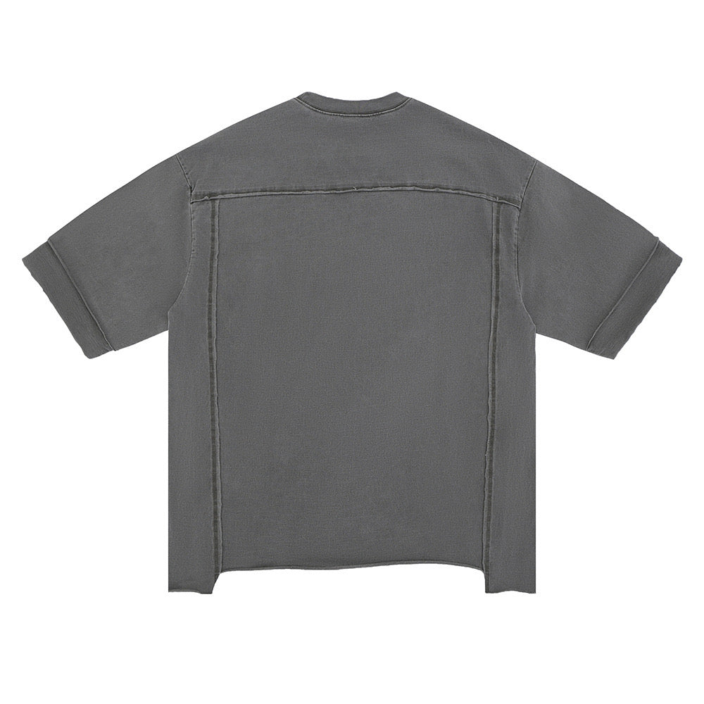 Madxmarx Vintage Washed Split-Hem Tee