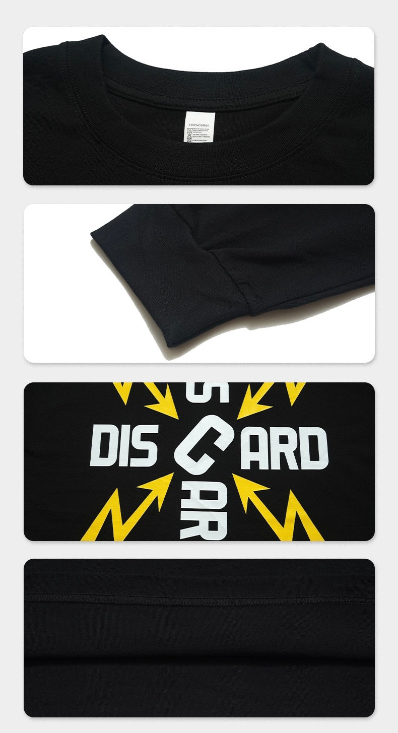 T-shirt à manches longues graphique Madxmarx Discard