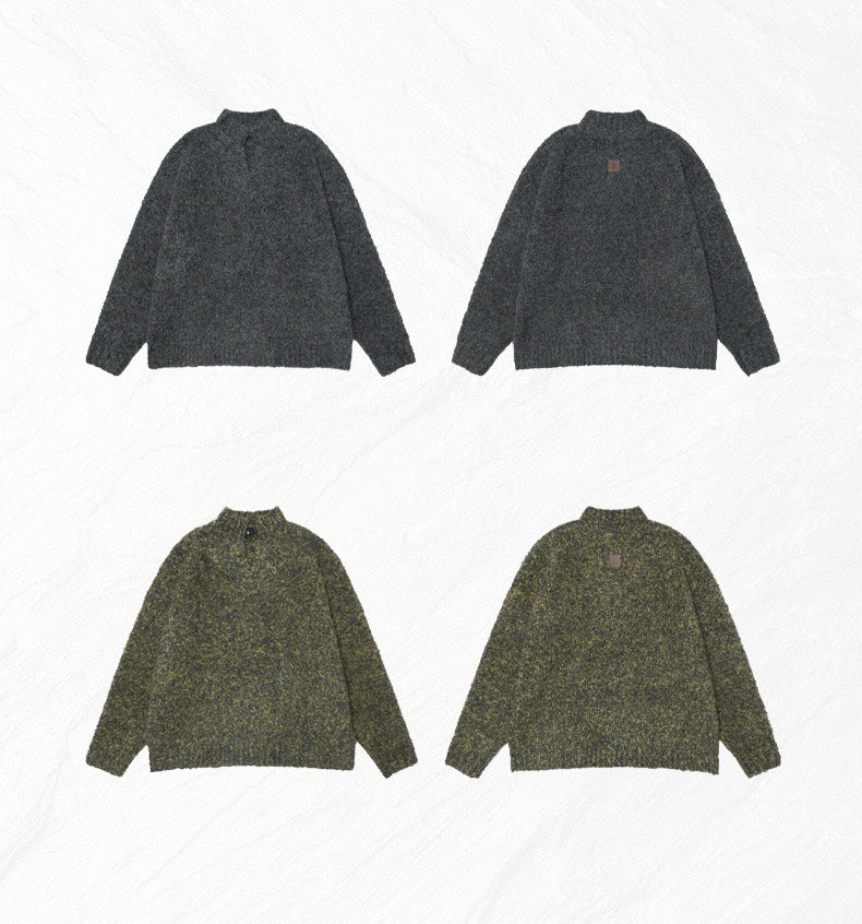 Madxmarx Small V-Neck Loose Sweater