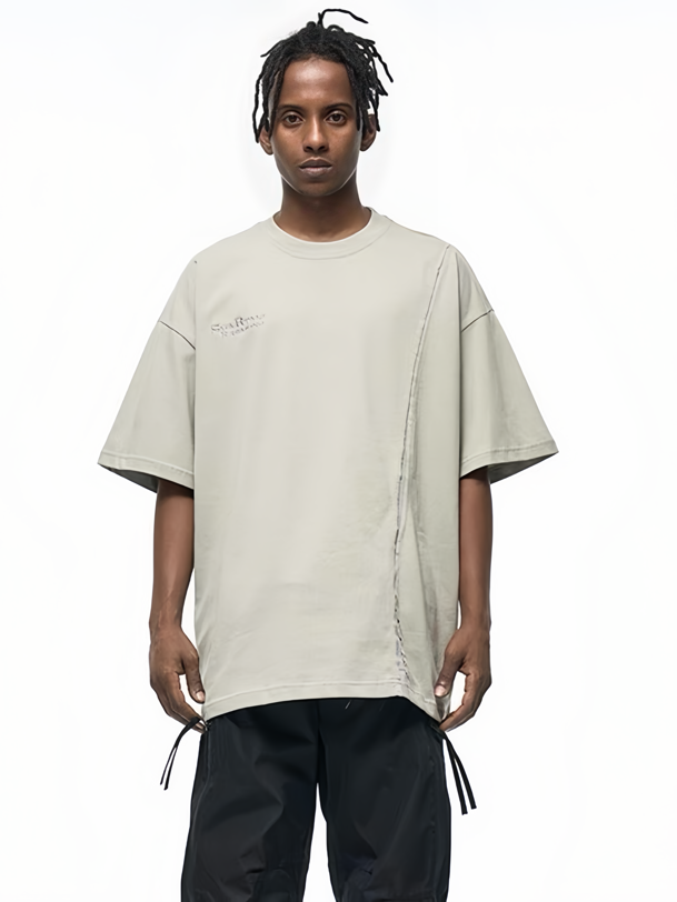 Camiseta Madxmarx de costura asimétrica