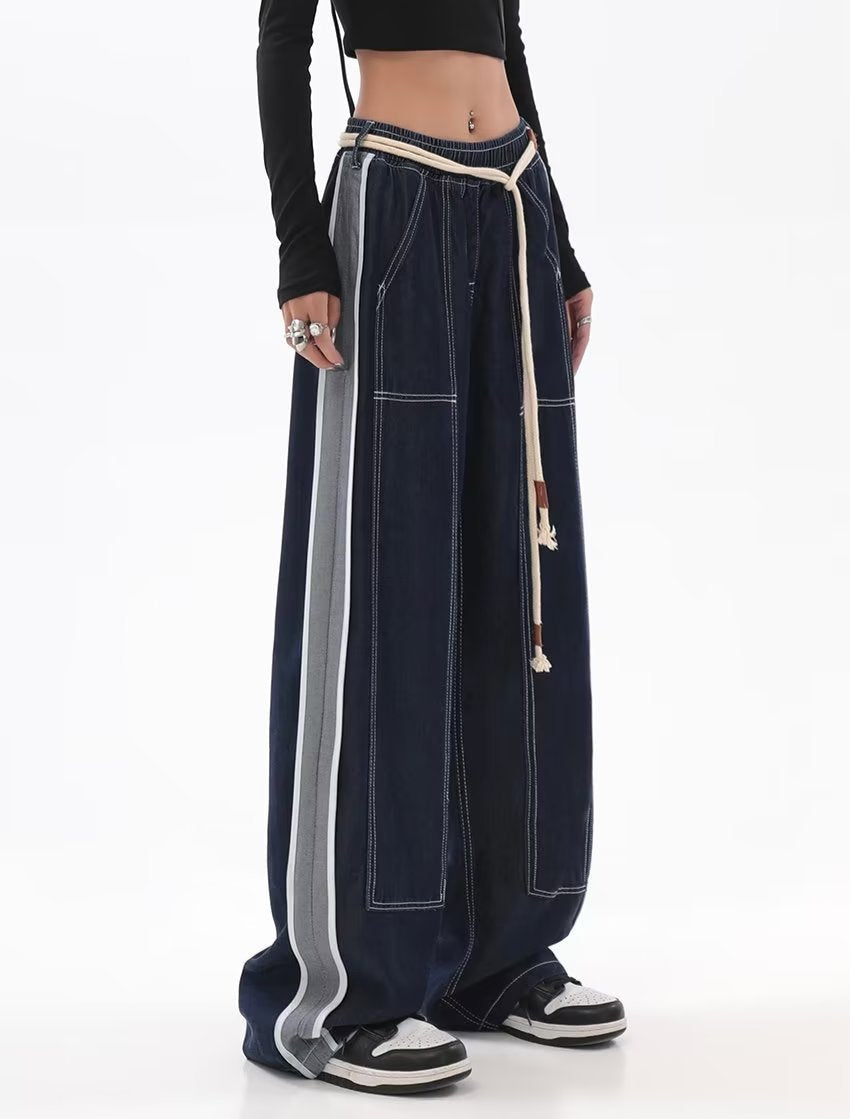 Japanese Wide Leg Baggy Denim Pant