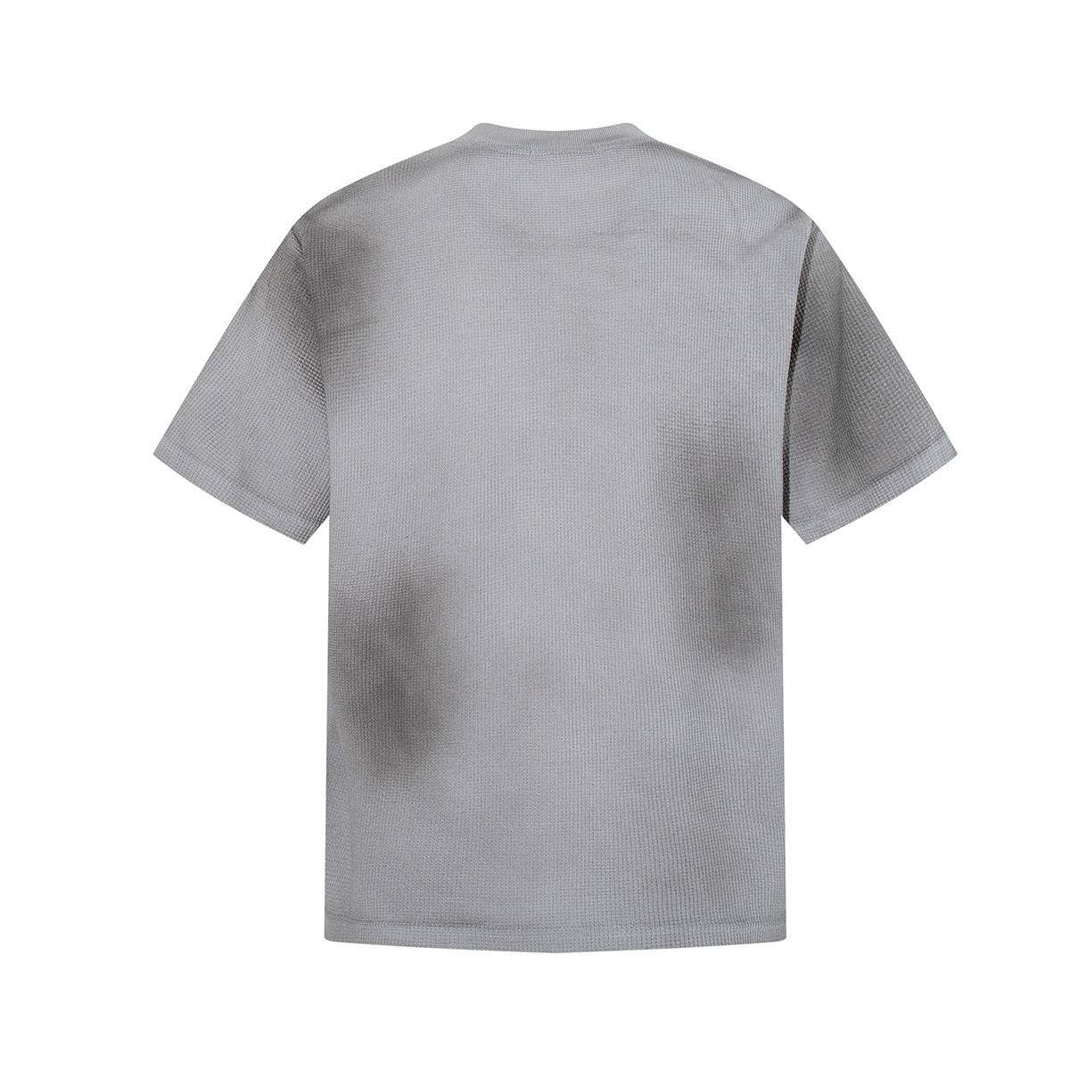 Waffle Figure Graphic Letter Print Short Sleeve T-Shirt