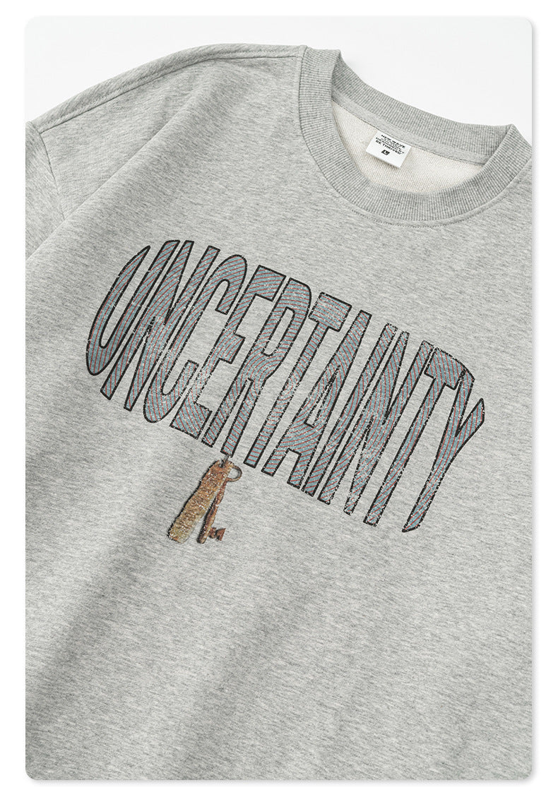 Oversize Round Neck Sweatshirt