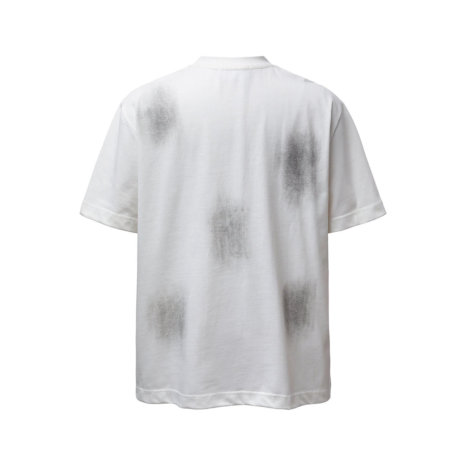 Dirty Dye Letter Print Short Sleeve T-Shirt