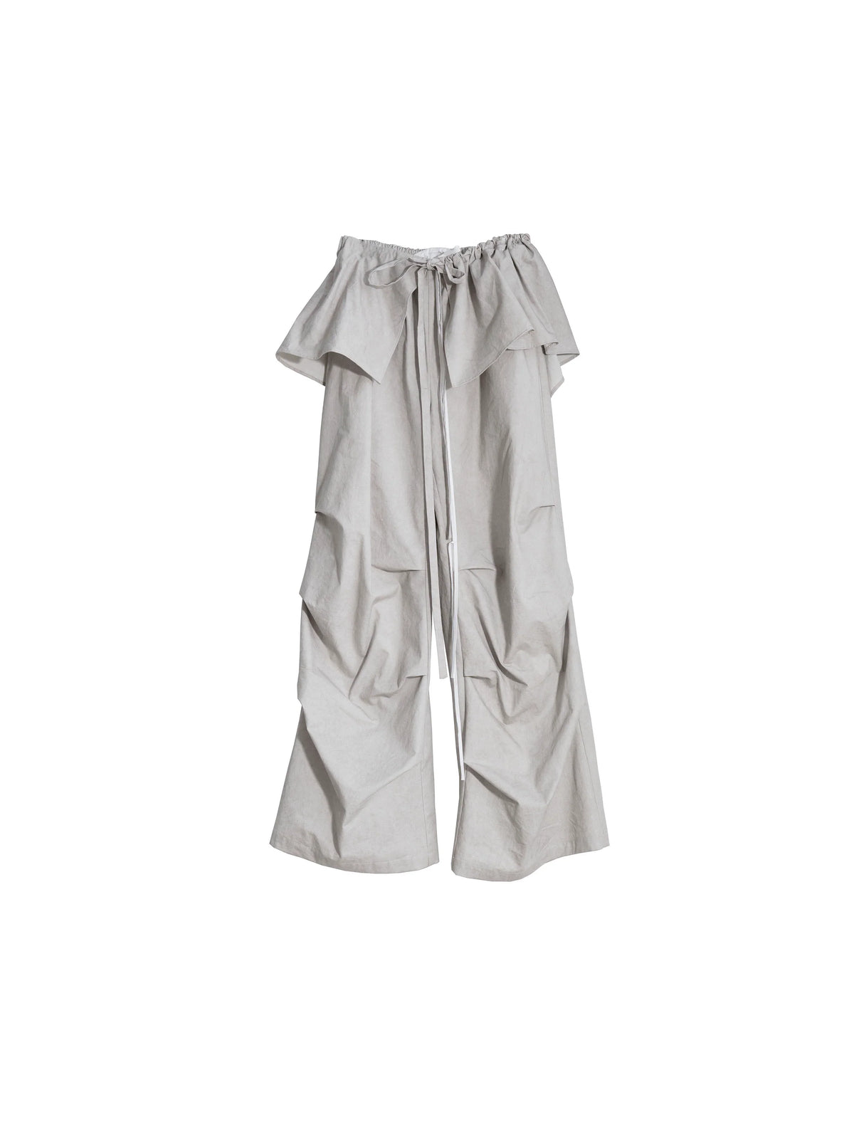 Pantalones de algodón con capas desmontables, efecto arrugado y antimanchas