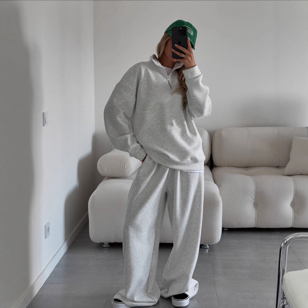 Oversize Lace-up Sweatshirt