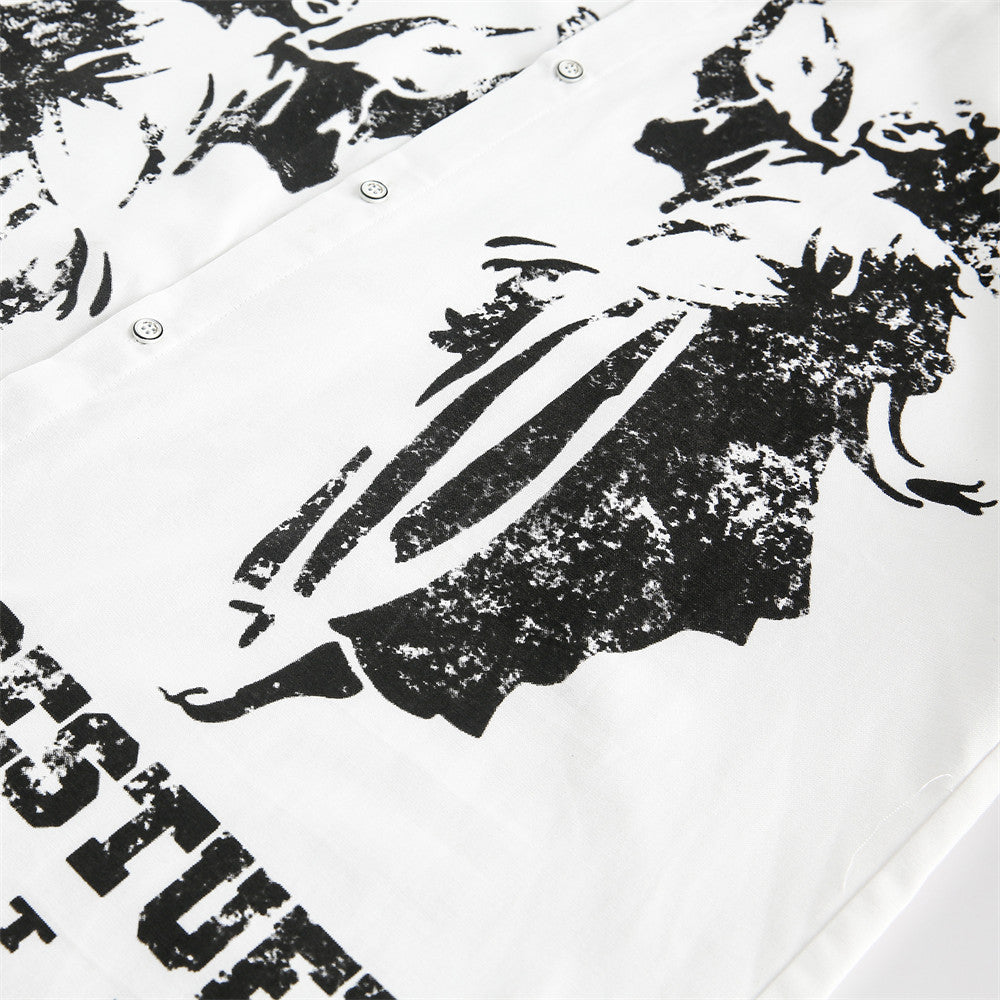 Camicia con stampa Angelo risorto