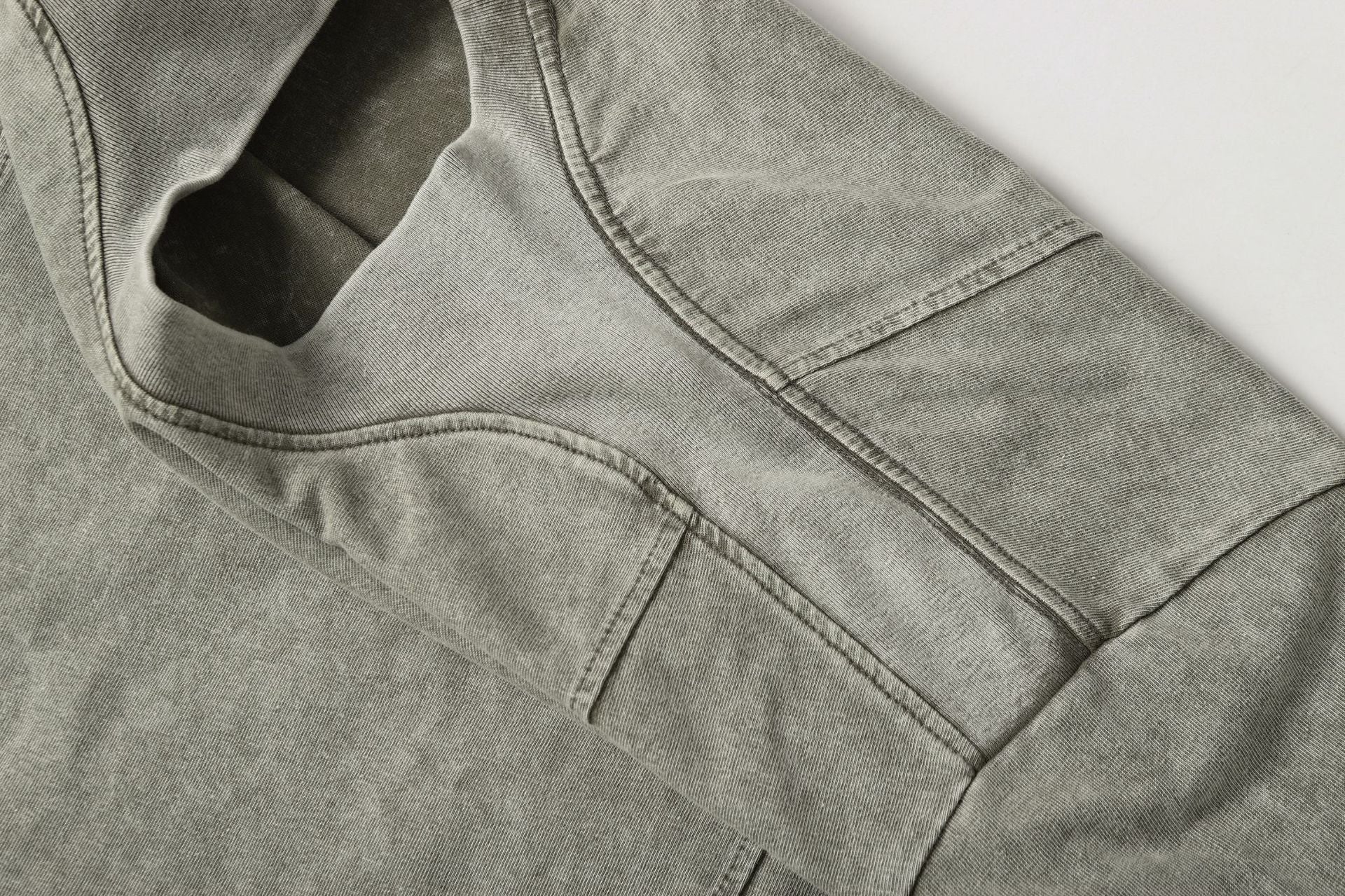 Washed Panel Short Sleeve T-Shirt