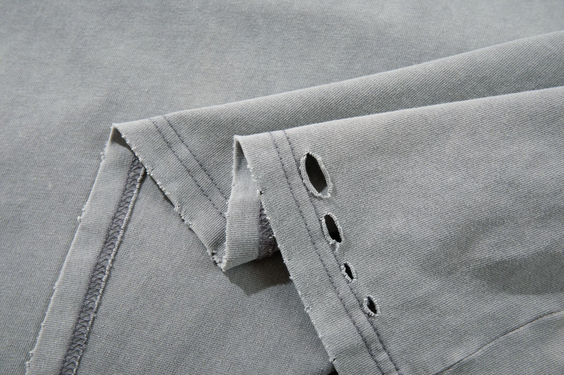 Washed Damage Short Sleeve T-Shirt