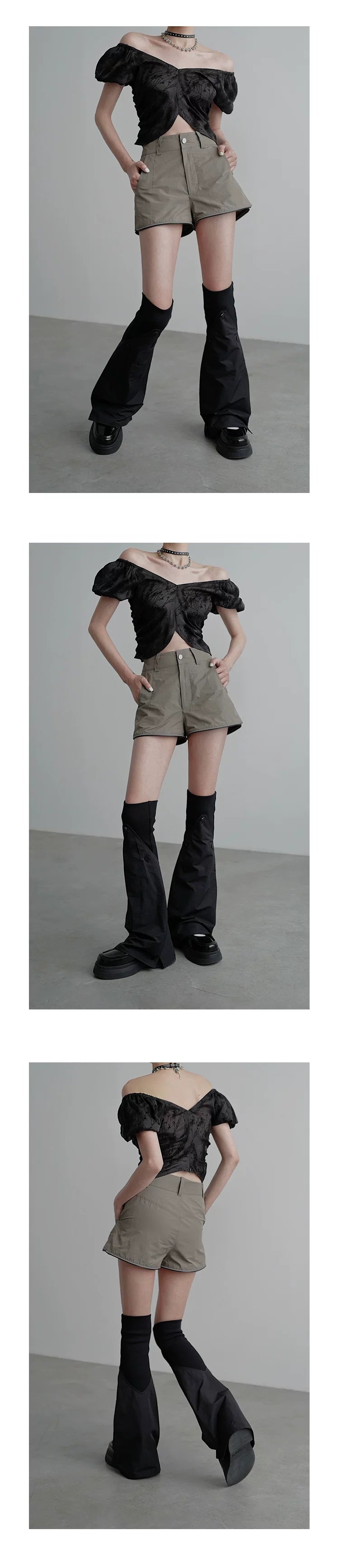 Short de sport et manchons de compression
