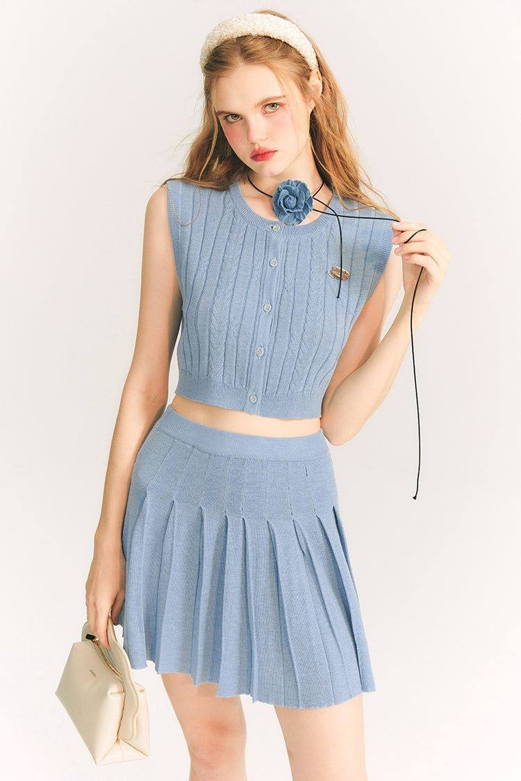 Blue S top