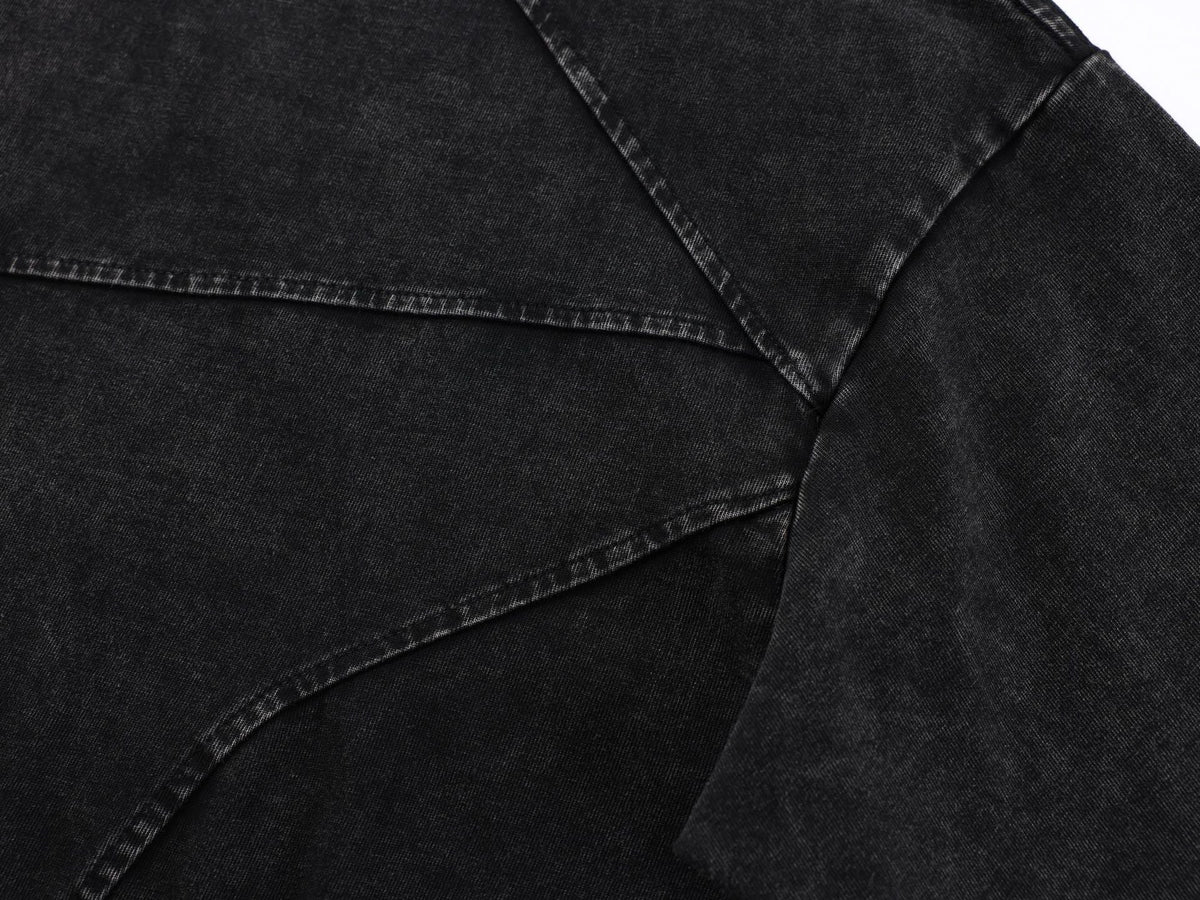 Washed Panel Short Sleeve T-Shirt
