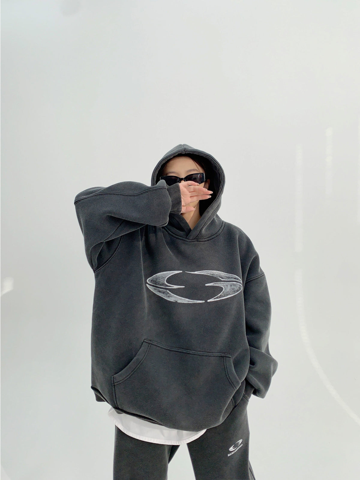 Thick Heavyweight Print Hoodie & Pants Set