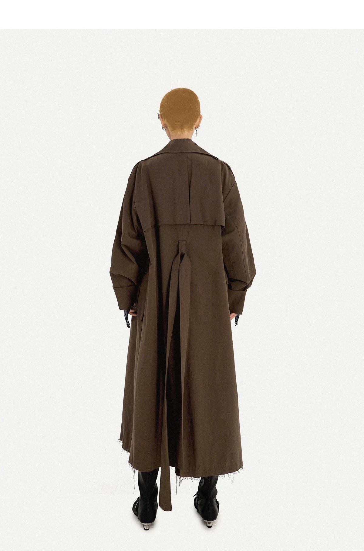 Tailored Lapel Oversize Long Coat