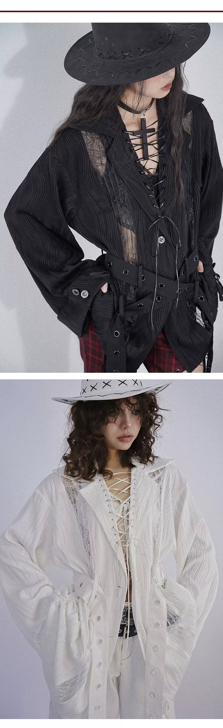 Lace Patchwork Versatile Long Sleeve Shirt