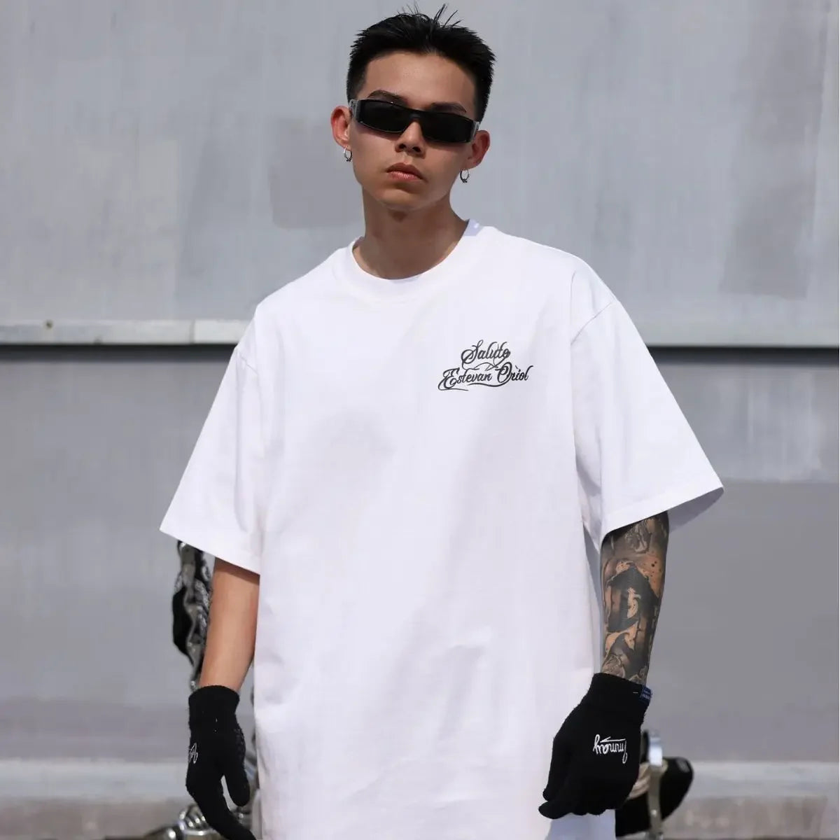 Hand Gesture Graphic Printed T-shirt